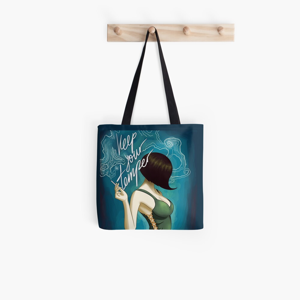 Keep Your Temper Caterpillar Tote Bag