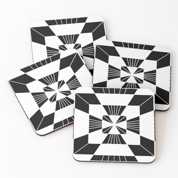 Item preview, Symmetrical Black and White Pattern designed and sold by BeJolley.