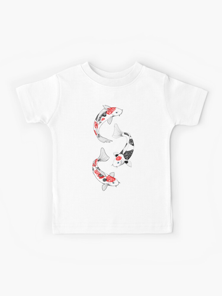 Fish Carp Koi 3 Kids T Shirt By Artetbe Redbubble