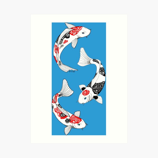 Fish carp koi (3) Art Print
