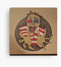Screaming zombies Canvas Print