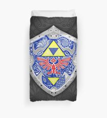 Zelda - Link Shield doodle Duvet Cover