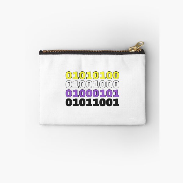 Item preview, Non-Binary Binary Code Non-Binary Flag Non-Binary Pride Lgbt designed and sold by YoleyBrand.
