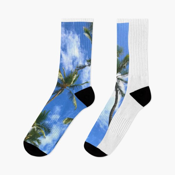 Item preview, Blue Sky Beautiful Palm Trees designed and sold by AnaMiyagi.