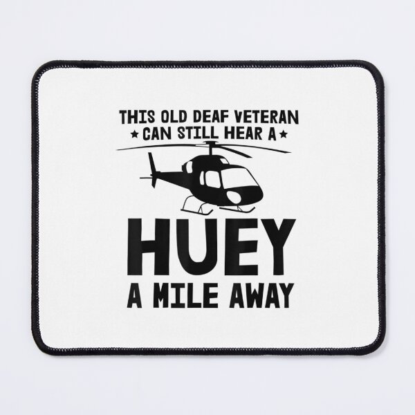 Item preview, Old Deaf Veteran Humor Retired Huey Helicopter designed and sold by YoleyBrand.