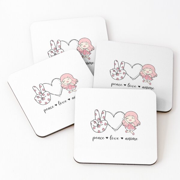Item preview, Peace Love Anime Peace Hand Sign Anime Lover designed and sold by YoleyBrand.