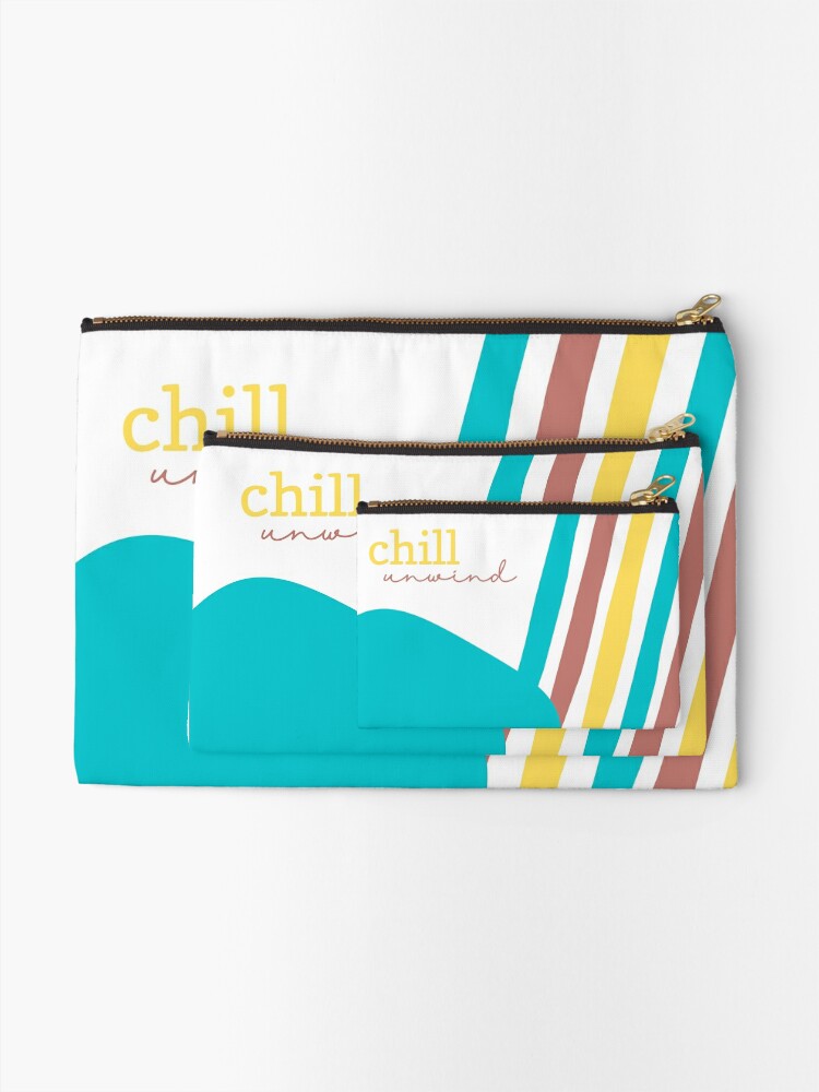 Alternate view of Chill and Unwind Zipper Pouch