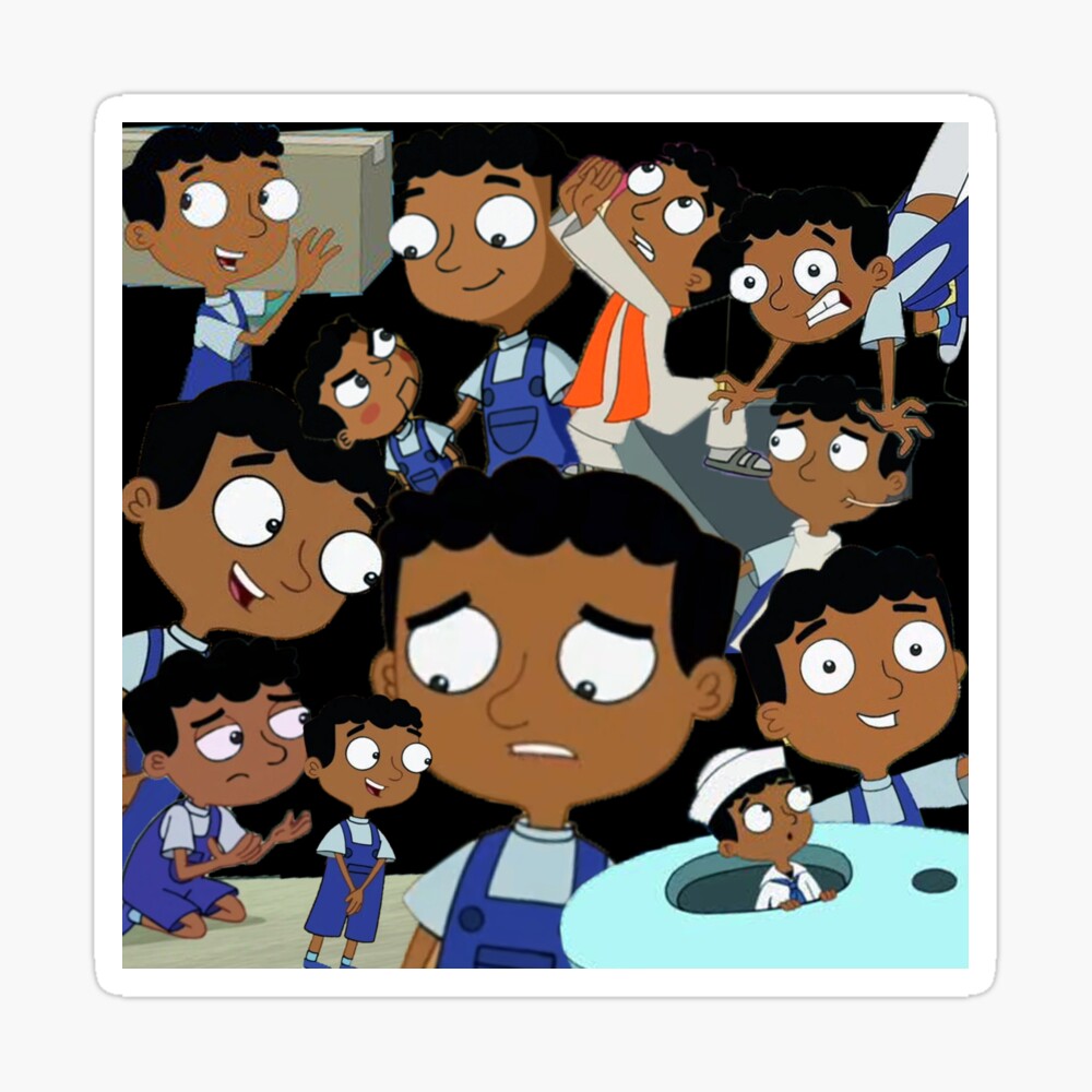 Baljeet phineas and ferb collage design 