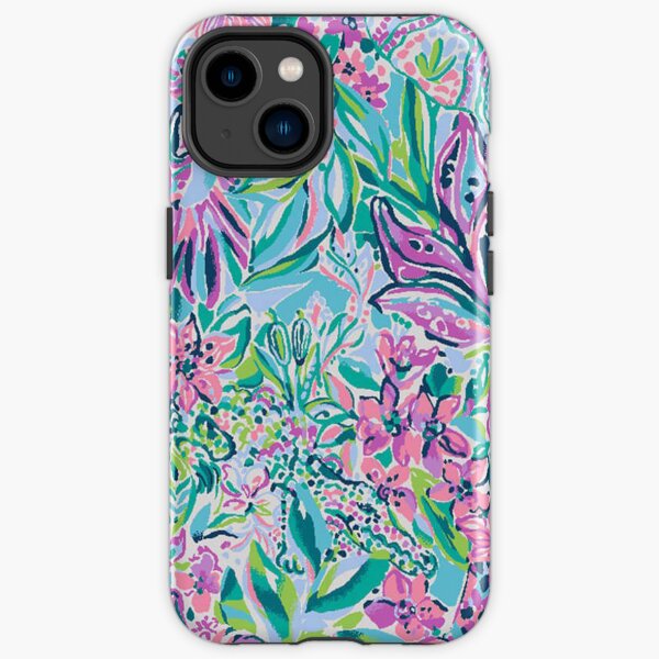 purple flowers iPhone Tough Case