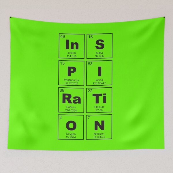 Item preview, Chemical Elements INSPIRATION black designed and sold by EDDArt.