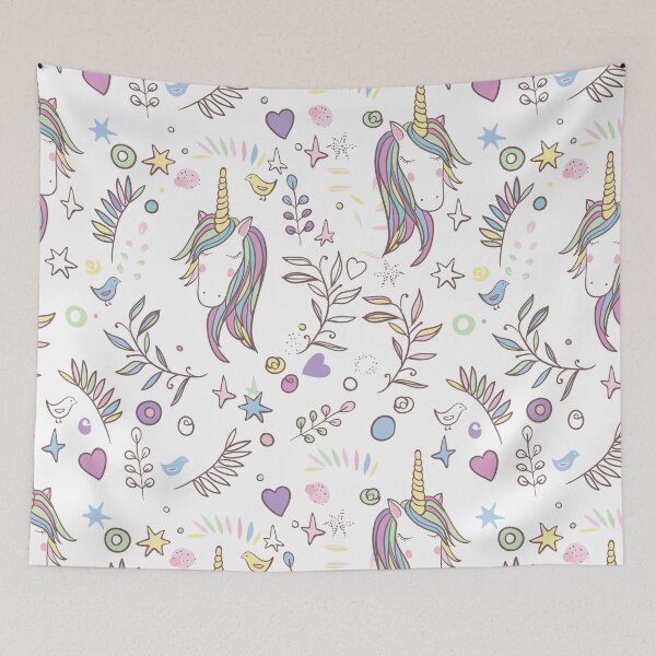 Item preview, Unicorn Rainbow pattern designed and sold by Rasveta.