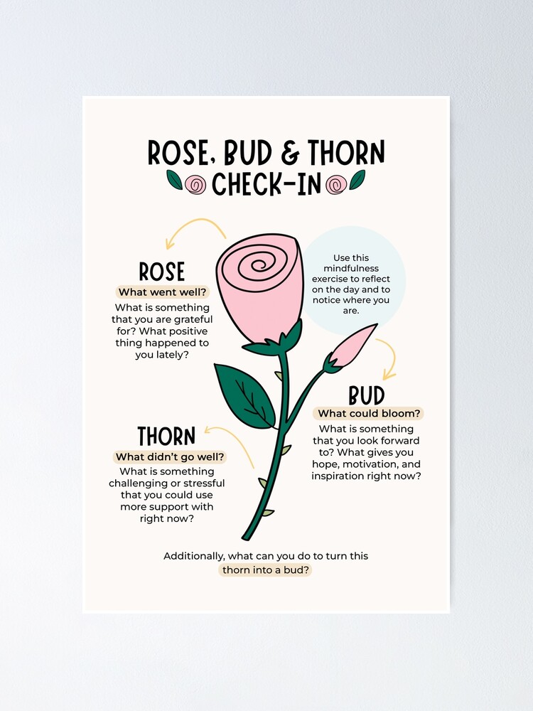 Rose, Bud, Thorn - Design Thinking Exercise