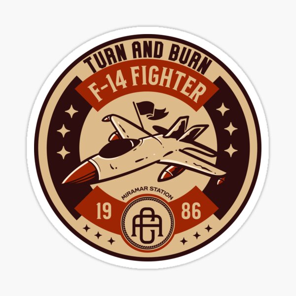 Artikel-Vorschau von Turn and Burn F-14 Fighter, Miramar Station, CA 1986, designt und verkauft von Blended Designs ⭐⭐⭐⭐⭐.