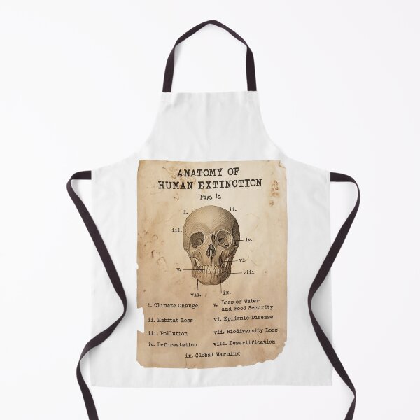 Item preview, Human Extinction, human skull, climate crisis, scientific diagram, , habitat loss, pollution, deforestation , food security, epidemic, biodiversity loss, desertification, global warming designed and sold by Hollyharry.