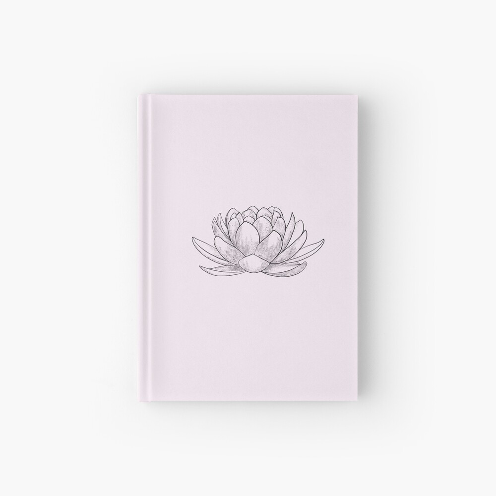 Pink Lotus of Enlightenment Hardcover Journal