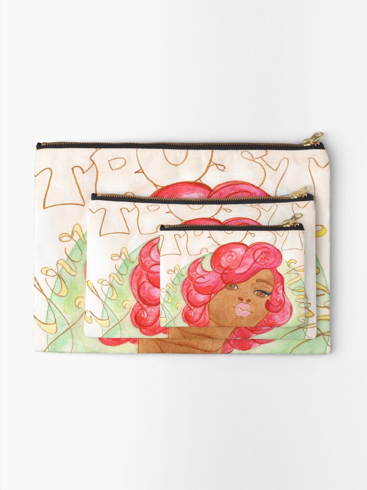 Alternate view of Trust Your Heart...It Never Lies Zipper Pouch