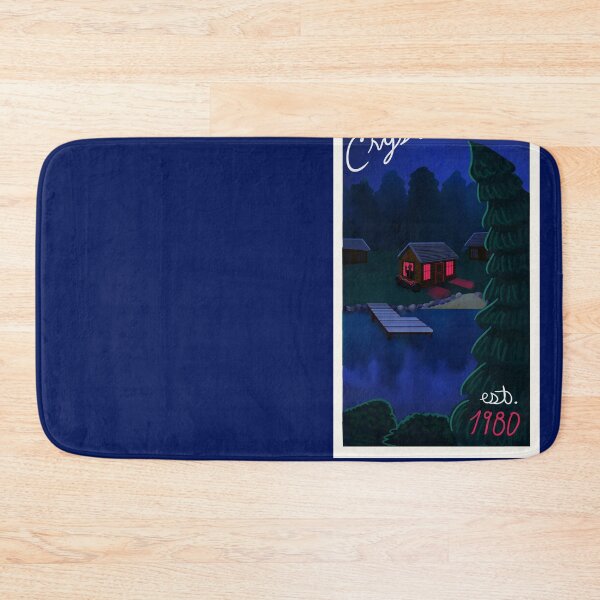 Item preview, Camp Crystal Lake Postcard Illustration designed and sold by erinfrizzell.