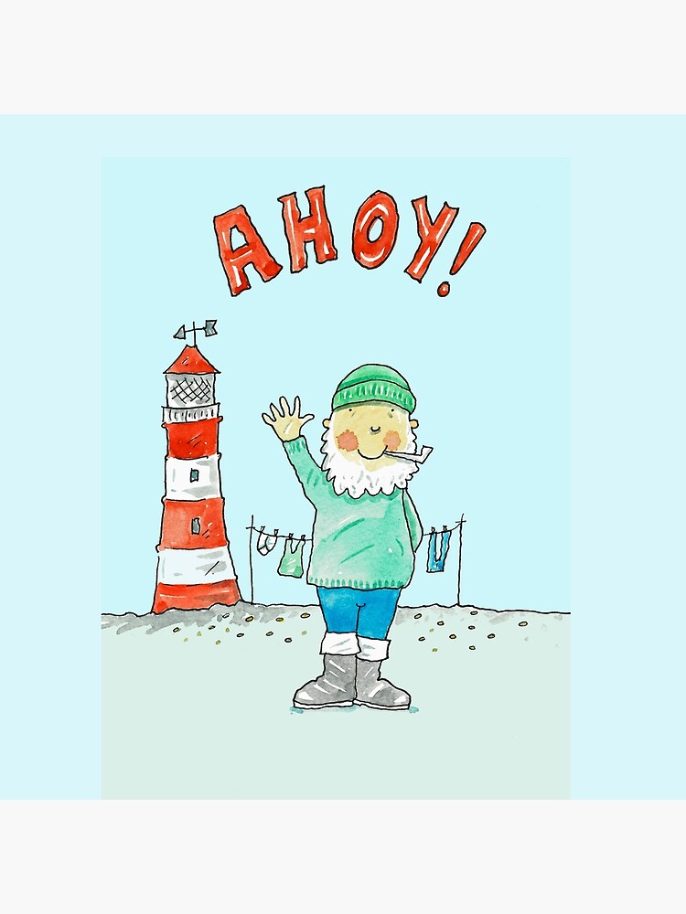lighthouse keeper cartoon