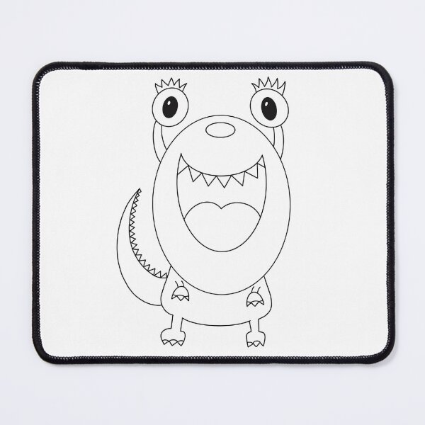 Item preview, monster coloring : funny monster for painting activity at home or at birthday party designed and sold by Tina-studio.