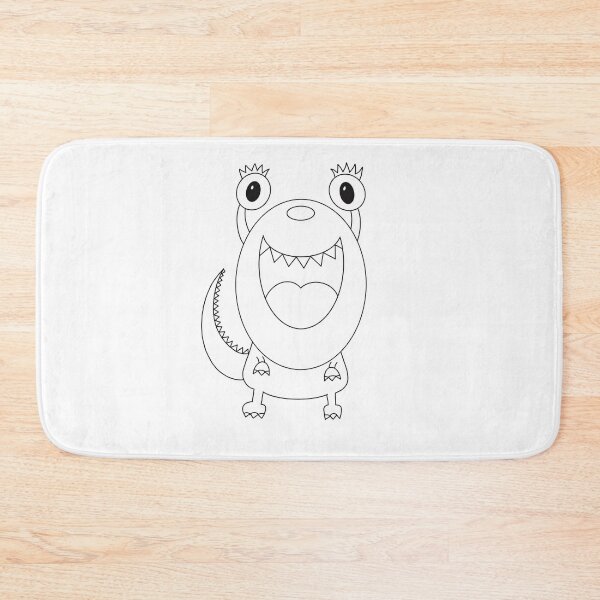 Item preview, monster coloring : funny monster for painting activity at home or at birthday party designed and sold by Tina-studio.