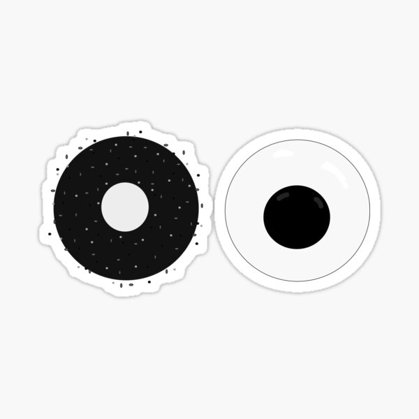 Googly Eyes large Glow in the Dark Stickers Peel and Stick Decals 
