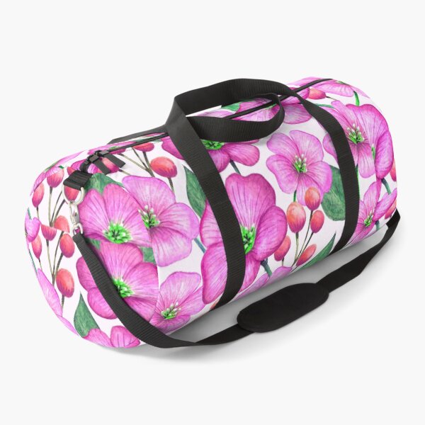 Item preview, Graceful Pink Floral And Leaf Pattern On White designed and sold by DEC02.