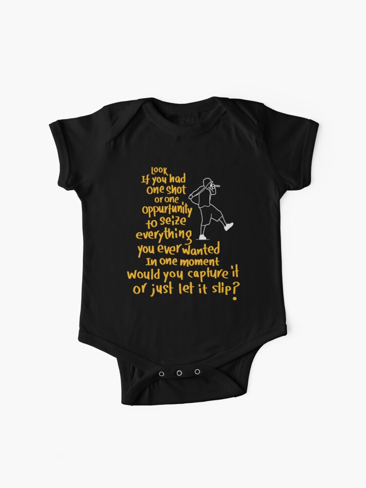 Biggie Smalls Lyrics Short Sleeve Baby One-Piece for Sale