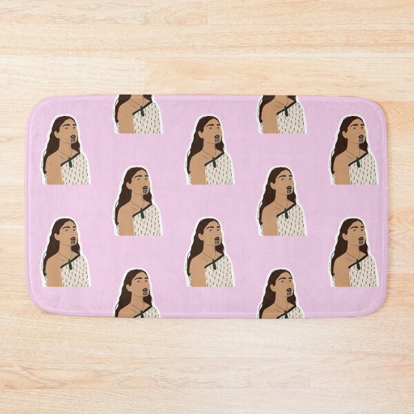 Item preview, Kōtiro māori - Māori girl plain background designed and sold by madebysash.