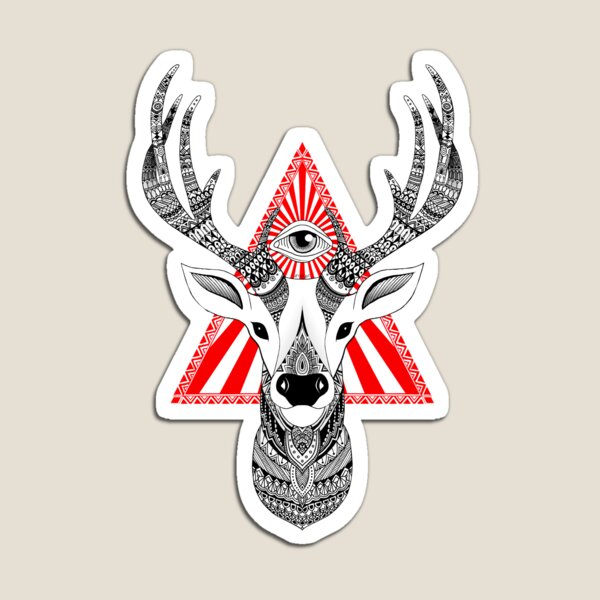 Mystical Deer Magnet
