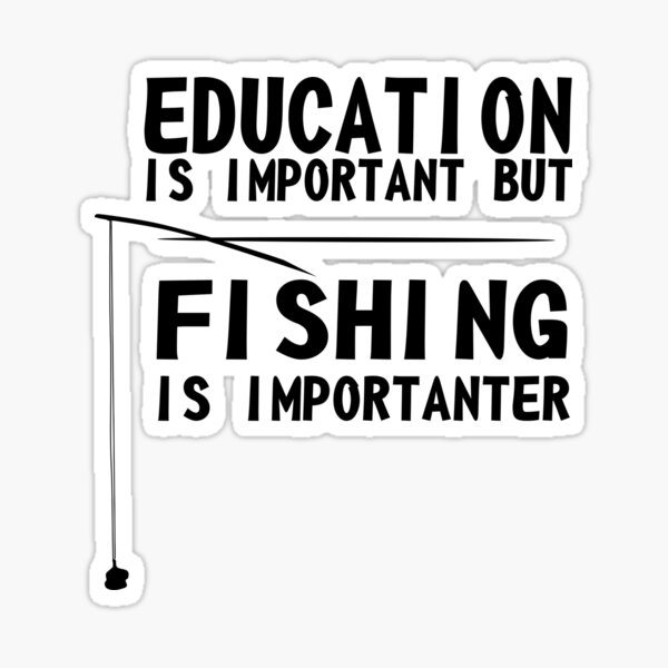 Fishing Rod Stickers for Sale | Redbubble