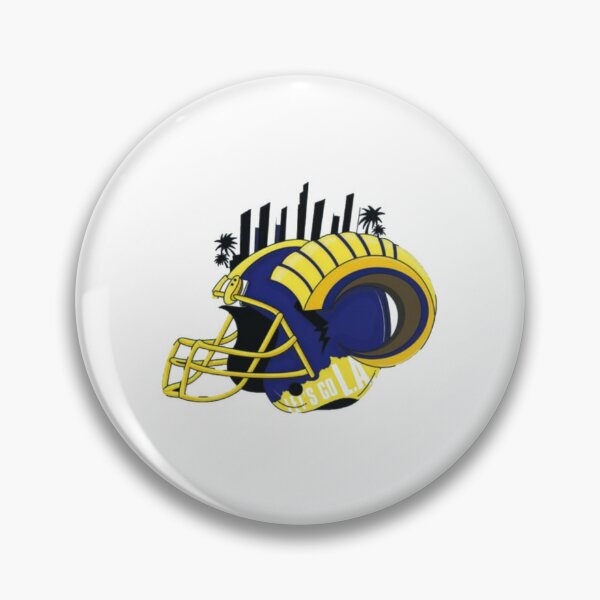 Los Angeles Rams Helmet Pin Badge