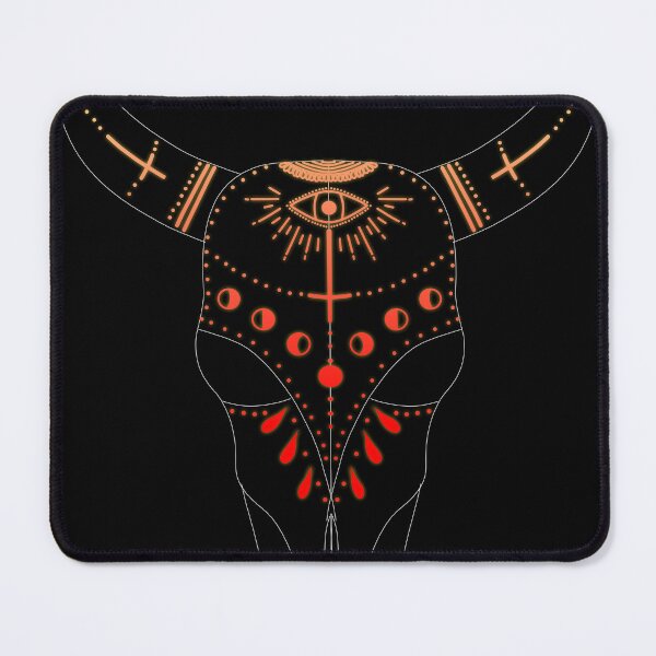 Item preview, Death Glow Steer Skull designed and sold by mothofthemist.