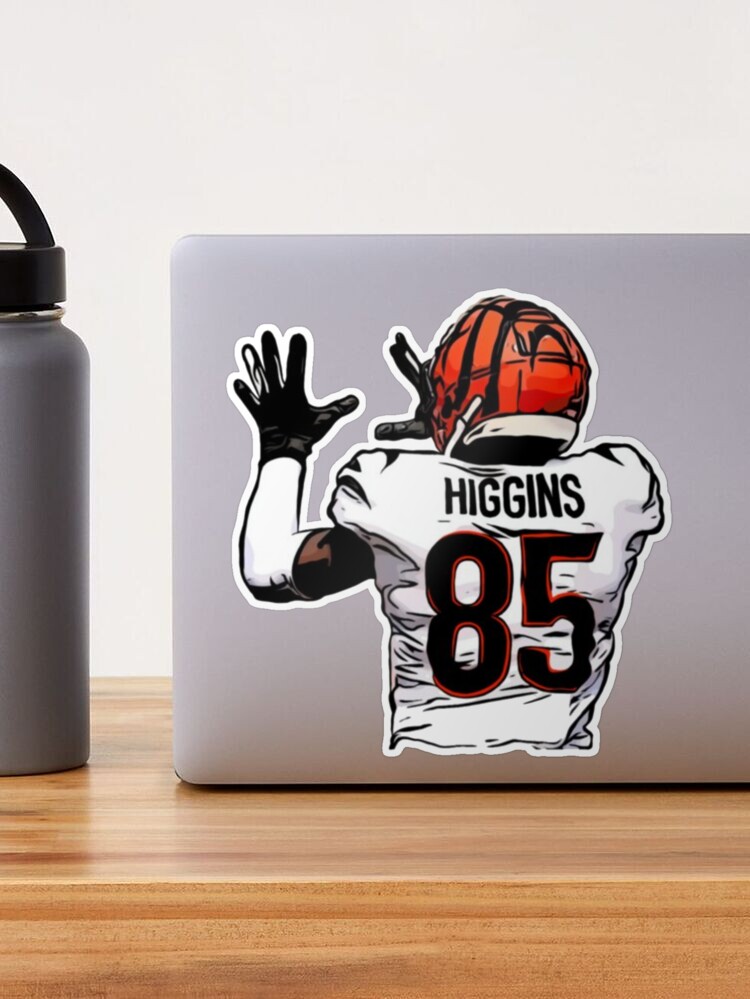 Cincinnati Bengals: Tee Higgins 2022 White Uniform - Officially Licensed  NFL Removable Adhesive Decal