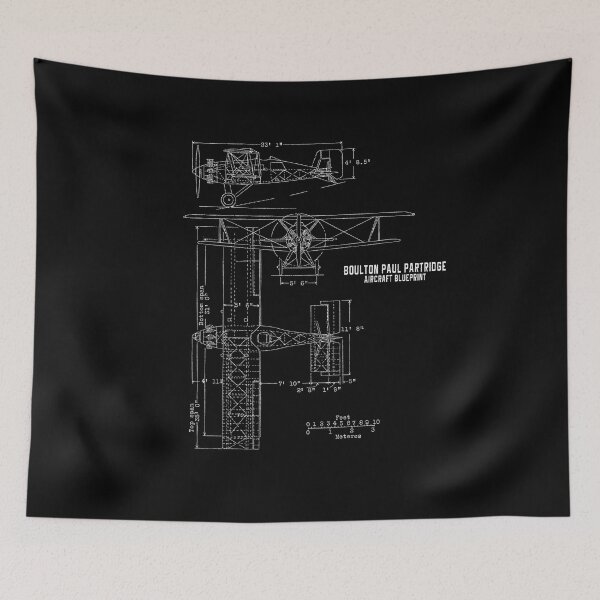 Item preview, Boulton Paul Partridge Aircraft Blueprint designed and sold by PodiShawna.