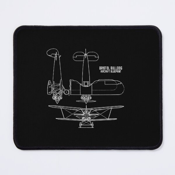 Item preview, Bristol Bulldog Aircraft Blueprint designed and sold by PodiShawna.