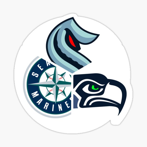 Pearl Jam bandwagon Seattle Mariners sticker. not vinyl LP Seahawks  Supersonics