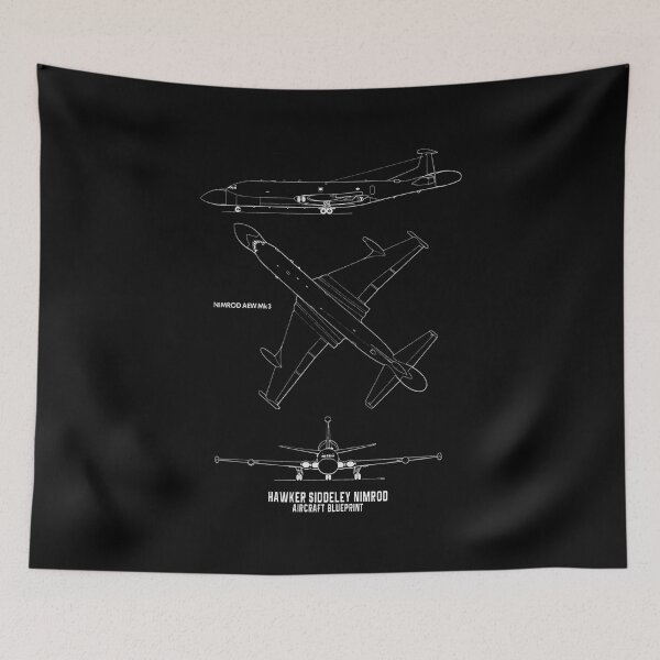 Item preview, Hawker Siddeley Nimrod Aircraft Blueprint designed and sold by PodiShawna.