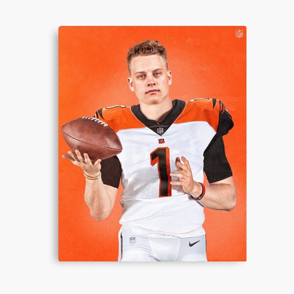 Joe Burrow LSU Tigers / Bengals 5/5 ACEO Fine Art Print By:Q White Jersey