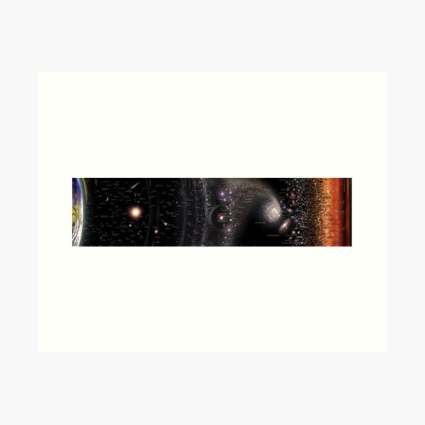 Item preview, Horizontal Log Universe ENGLISH May 2022 (Scale Bar included!) designed and sold by Pablo Carlos Budassi.