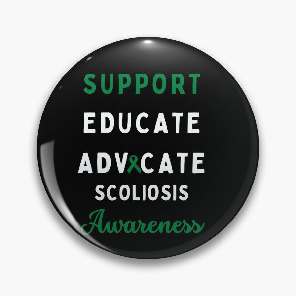 Item preview, Support Educate Advocate Scoliosis Awareness Month designed and sold by hopescoliosis.
