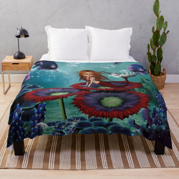 Item preview, Cute mermaid in the deep ocean designed and sold by nicky2342.