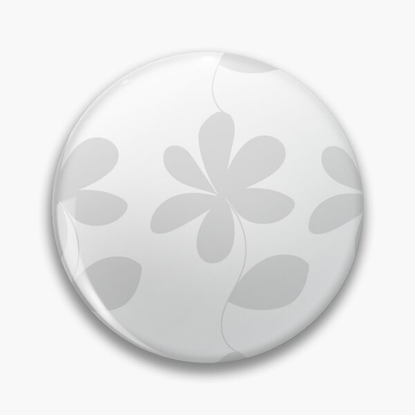 Item preview, Gray and White Floral designed and sold by BeJolley.