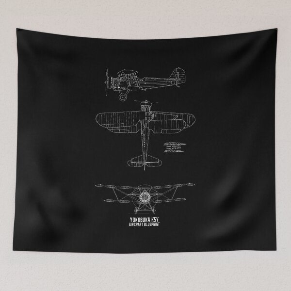 Item preview, Yokosuka K5Y Aircraft Blueprint designed and sold by PodiShawna.