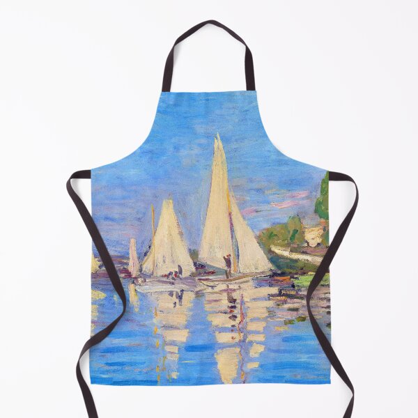 Item preview, Regattas at Argenteuil Painting by Claude Monet ,Boat ,Sea, impressionism, impressionist,Monet artwork, Monet works,,Claude Monet works,Monet most famous painting, designed and sold by Tamas Das.