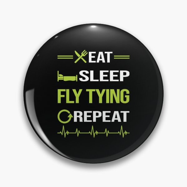 Artikelvorschau, Funny Eat Sleep Repeat Fliegenbinden entworfen und verkauft von HappyTshirt1239.