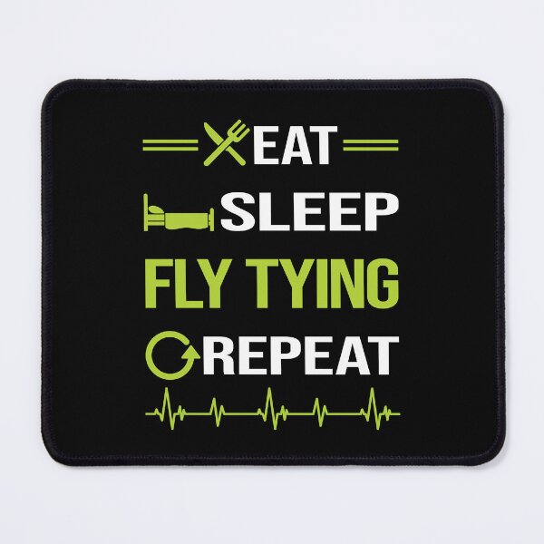 Item preview, Funny Eat Sleep Repeat Fly Tying designed and sold by HappyTshirt1239.
