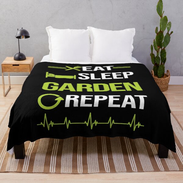 Item preview, Funny Eat Sleep Repeat Gardening Gardener designed and sold by HappyTshirt1239.