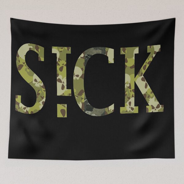 Item preview, Sickick S!CK!CK Dark Skeleton Camouflage designed and sold by TheGreedyCrypto.