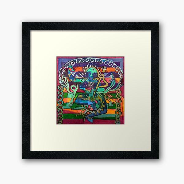 Hexagram 23-Po (Splitting Apart) Framed Art Print