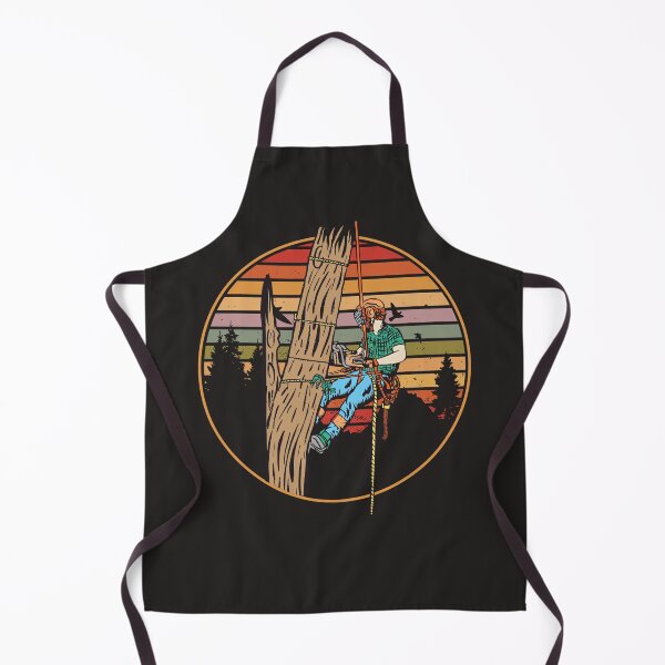 Item preview, Arborist Vintage Sunset Art For Tree Trimmer designed and sold by MrEddie10.